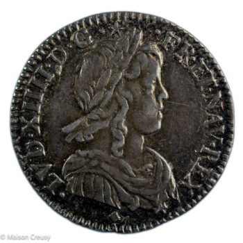 Louis XIV 1/12ème écu à la mèche longue 1658 Lyon
