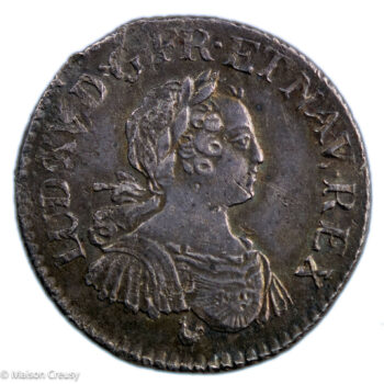 Louis XV 1/8 écu aux 8L 1725 Montpellier