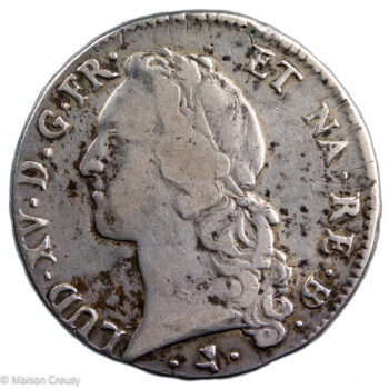 Louis XV ecu du Béarn au bandeau 1768 Pau