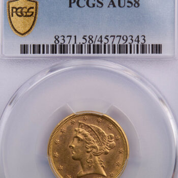 USA 5 dollars 1887 San Francisco PCGS AU58