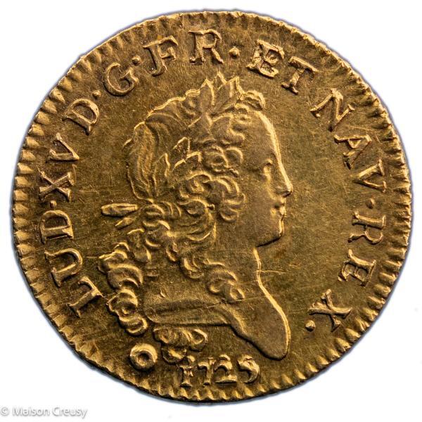 Louis XV louis mirliton grandes palmes 1725 Bordeaux