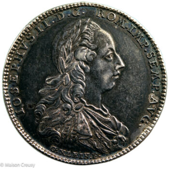 Allemagne Hall Joseph II Demi thaler 1777 KR