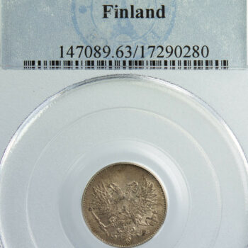 Finland 25 penna 1917 S PCGS MS63
