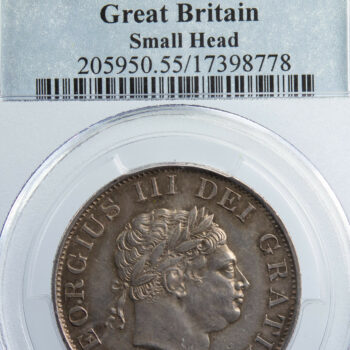 Grande Bretagne Georges III Demi Crown 1817