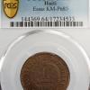 Haiti essai de 1 centimes 1889 PCGS SP64 RB