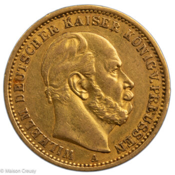 Allemagne Prusse 20 mark 1877 A