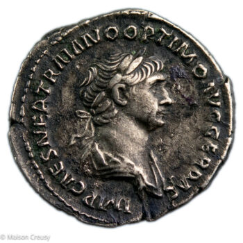 Trajan denier Rome 114-116