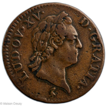 Louis XV sol à la vieille tête 1773 Paris