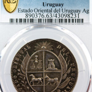 Uruguay médaille en argent PCGS SP63