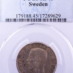 Suède Krona 1910 PCGS XF45