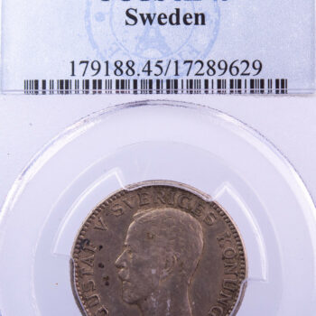 Suède Krona 1910 PCGS XF45