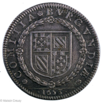 Bourgogne jeton fin de la fronde 1653