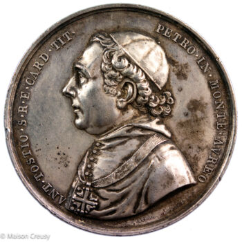 Italie médaille en argent Cardinal Tostio 1839