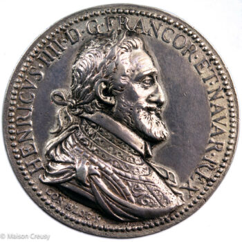 Henri IV médaille 1598 Paix de Vervins