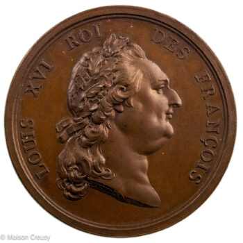 Louis XVI AE medal 1791