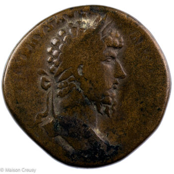 Lucius Vérus Sesterce Rome 165
