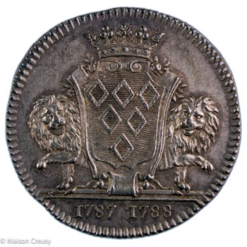 Maire de Nantes Richard de la Pervanchere AR jeton 1788