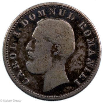 Roumanie Carol I Leu 1870 Bucarest