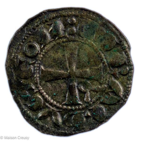 Roussillon Gerard II AR denier