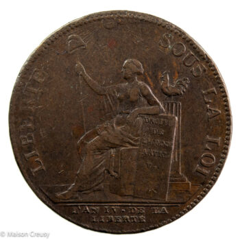 Revolution monneron de 2 sols 1792