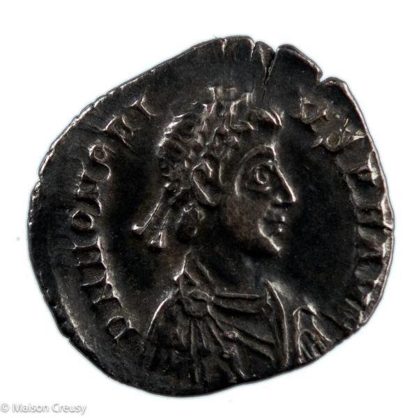 Honorius AR siliqua Mediolanum (Milan)