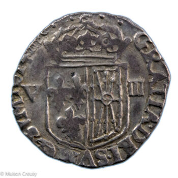 Louis XIII AR 1/8 ecu Navarre 1614