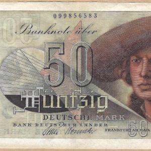 Allemagne 50 mark 9.12.1948