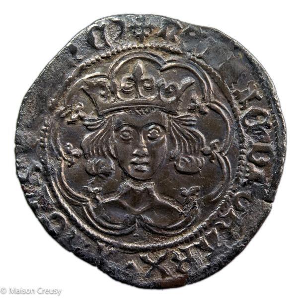 Henry VI AR groat Calais mint