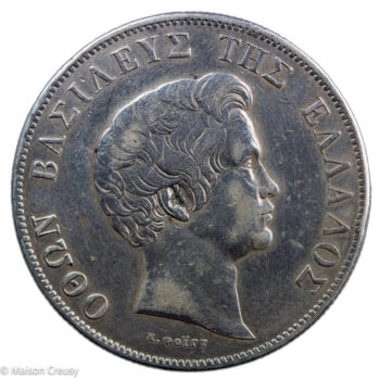 Grèce Othon 5 drachmes 1833 A