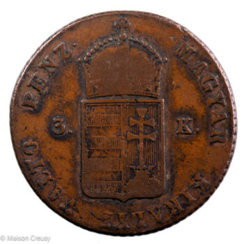 Hongrie 3 Krajcar 1849 Baia Mare