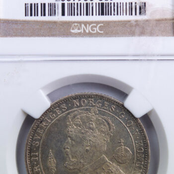 Suède Oscar II 2 kronor 1897 NGC MS62
