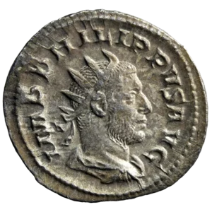 Philippe I antoninien éléphant au revers