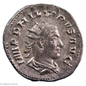 Philippe I antoninien revers temple
