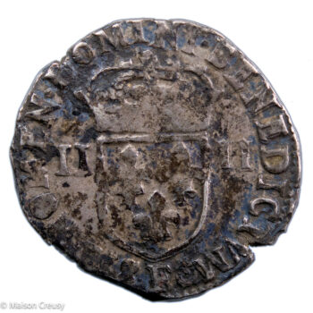 Henri IV 1/4 écu 1608 Angers