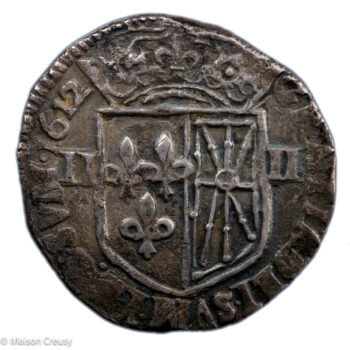 Louis XIII quart d'écu de Navarre 1612 sans différent