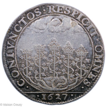 Marie de Medicis jeton argent 1627