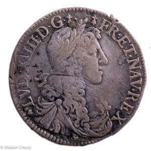 Louis XIV demi écu juvénile 1660 Nantes