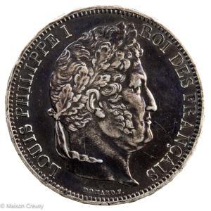 Louis Philippe module de 5 francs visite de la monnaie de Rouen