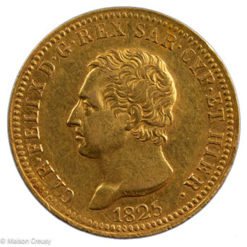 Sardaigne Charles Felix 40 lires 1825 Turin