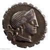 C. Naevius Balbus 79 BC AR Serrate Denarius
