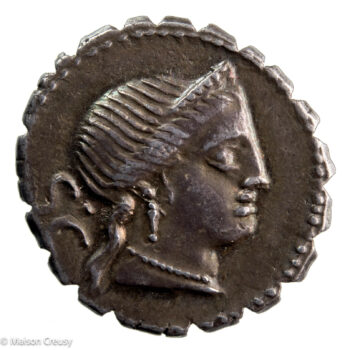 Naevia denier serratus 79 avant JC