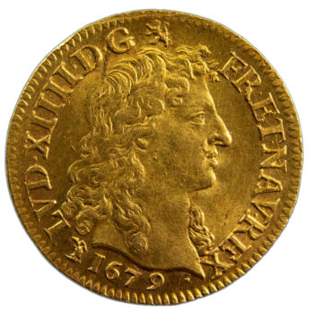 Louis XIV louis à la tête nue 1679 Lyon