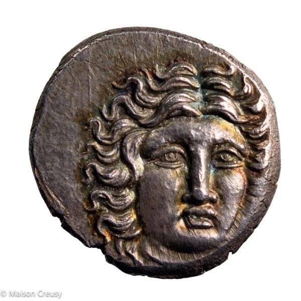 Carie drachm imitation de Rhodes