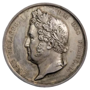 Louis Philippe médaille en argent chambre des députés 1842