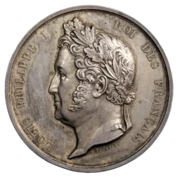Louis Philippe médaille en argent chambre des députés 1842