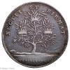 Portugal Count de RIbeira silver token 1715 - Image 2