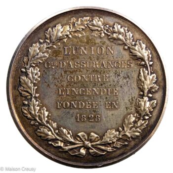 Union des assurances Médaille en Vermeil 1891
