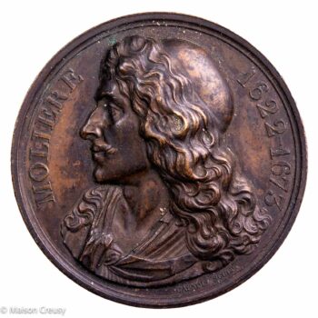 Médaille inauguration fontaine Molière 1844