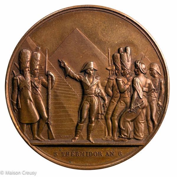 Napoleon I Egyptian campaign AE medal 1798