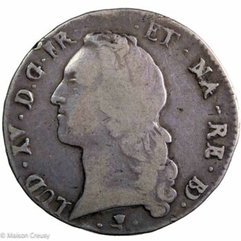 Louis XV écu au bandeau 1761 Pau